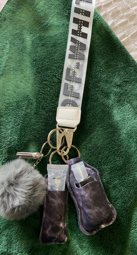 Black and White Off-White with puff and gloss